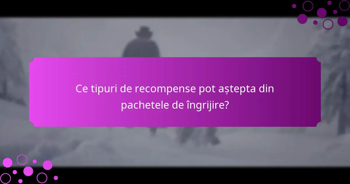 Care sunt promoțiile curente legate de pachetele de îngrijire?